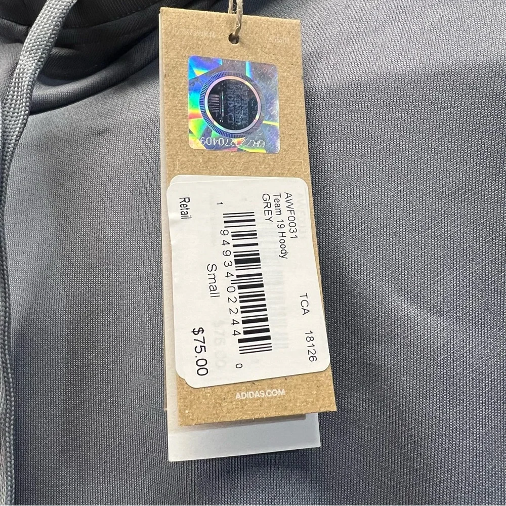 Adidas Troy Men’s Gray Hoodie Small